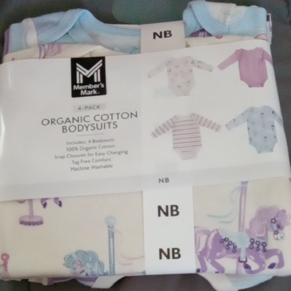 Organic Cotton Bodysuits - Multicolor